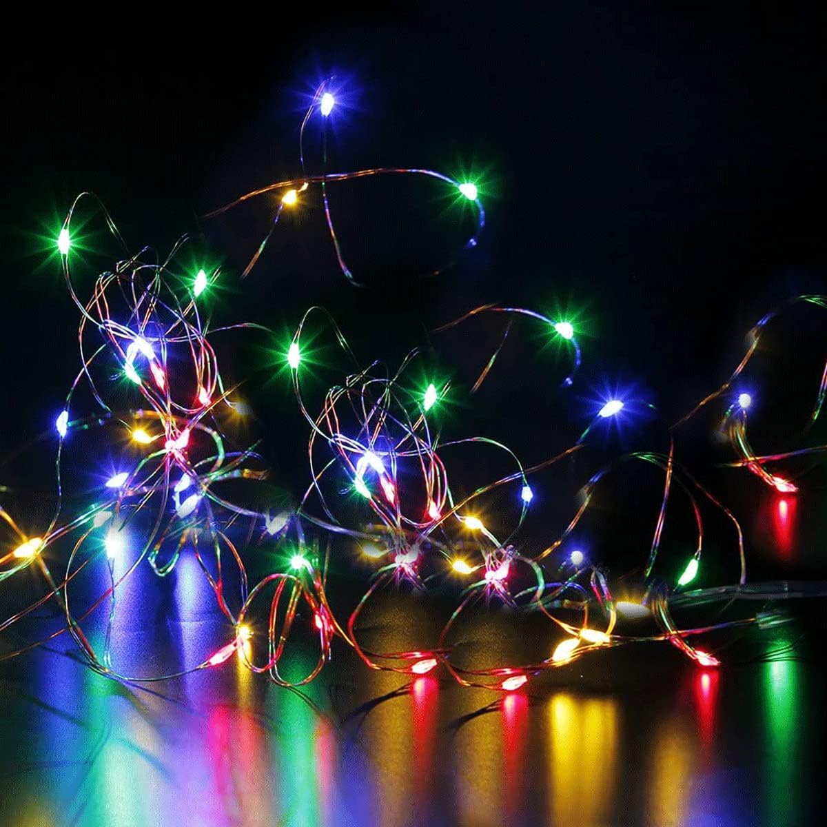 ZPH Mini LED String Lights Waterproof – Camping Lantern and Outdoor Dining Decor, Portable 4 Pack
